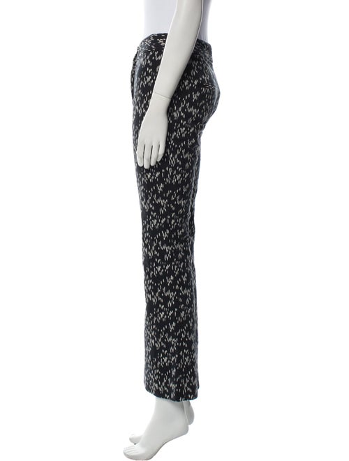 Lela Rose Printed Wide Leg Pants