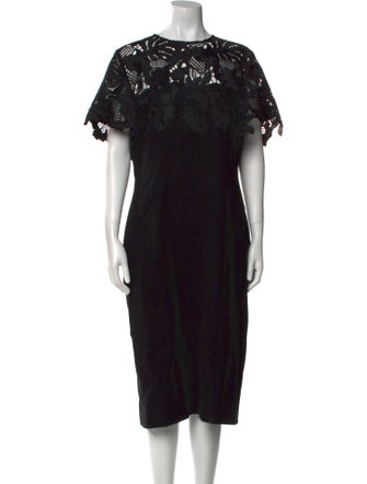 Lela Rose Printed Midi Length Dress w/ Tags