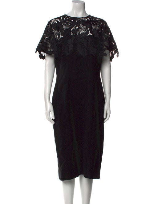 Lela Rose Printed Midi Length Dress w/ Tags