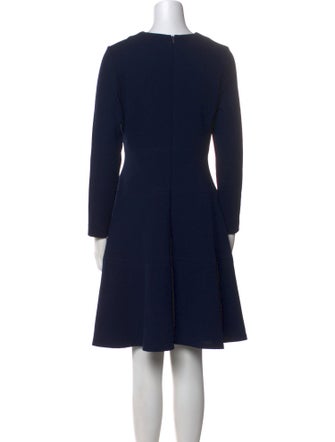 Lela Rose Virgin Wool Knee-Length Dress