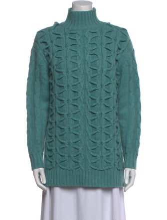 Lela Rose Wool Turtleneck Sweater