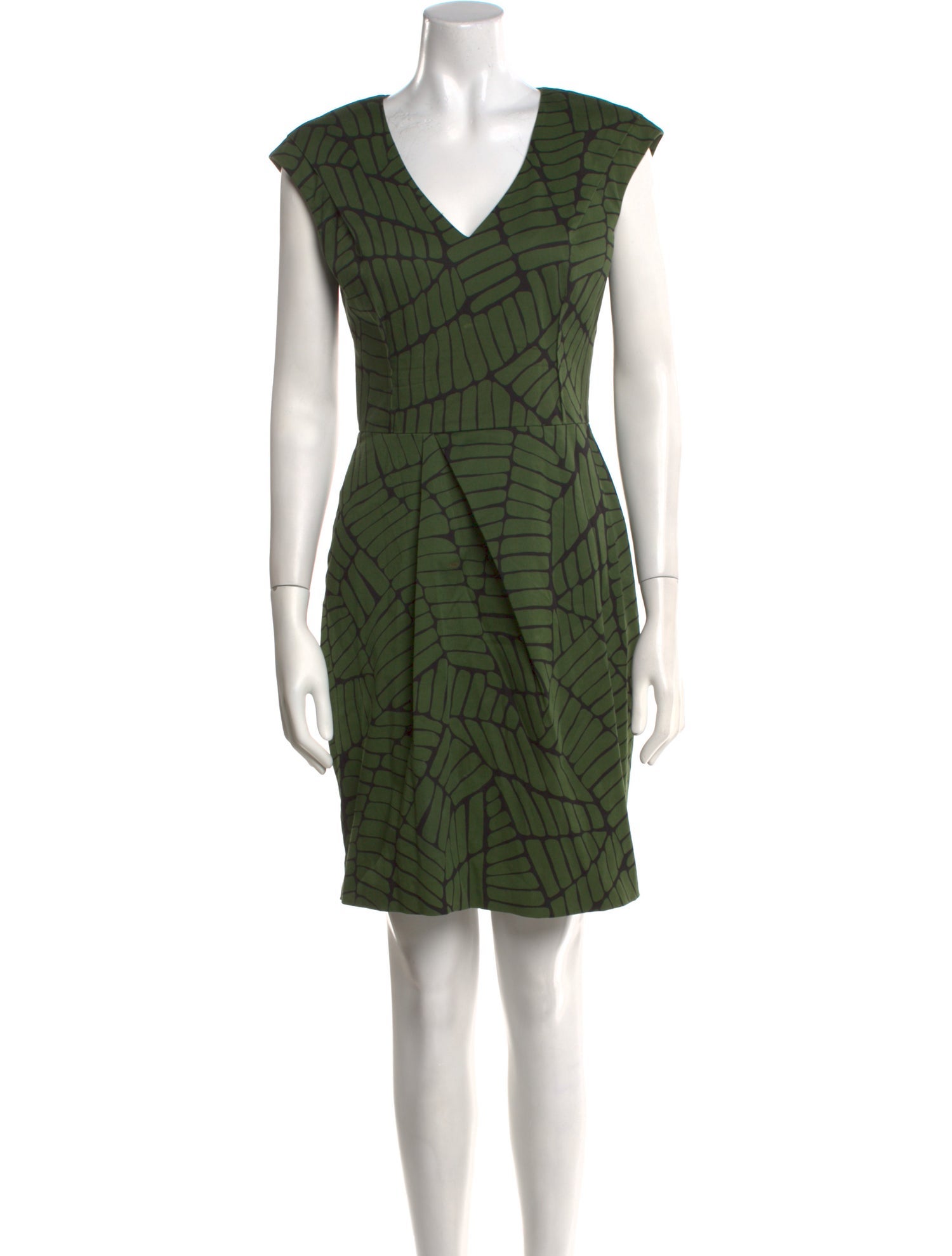 Lela Rose Printed Mini Dress