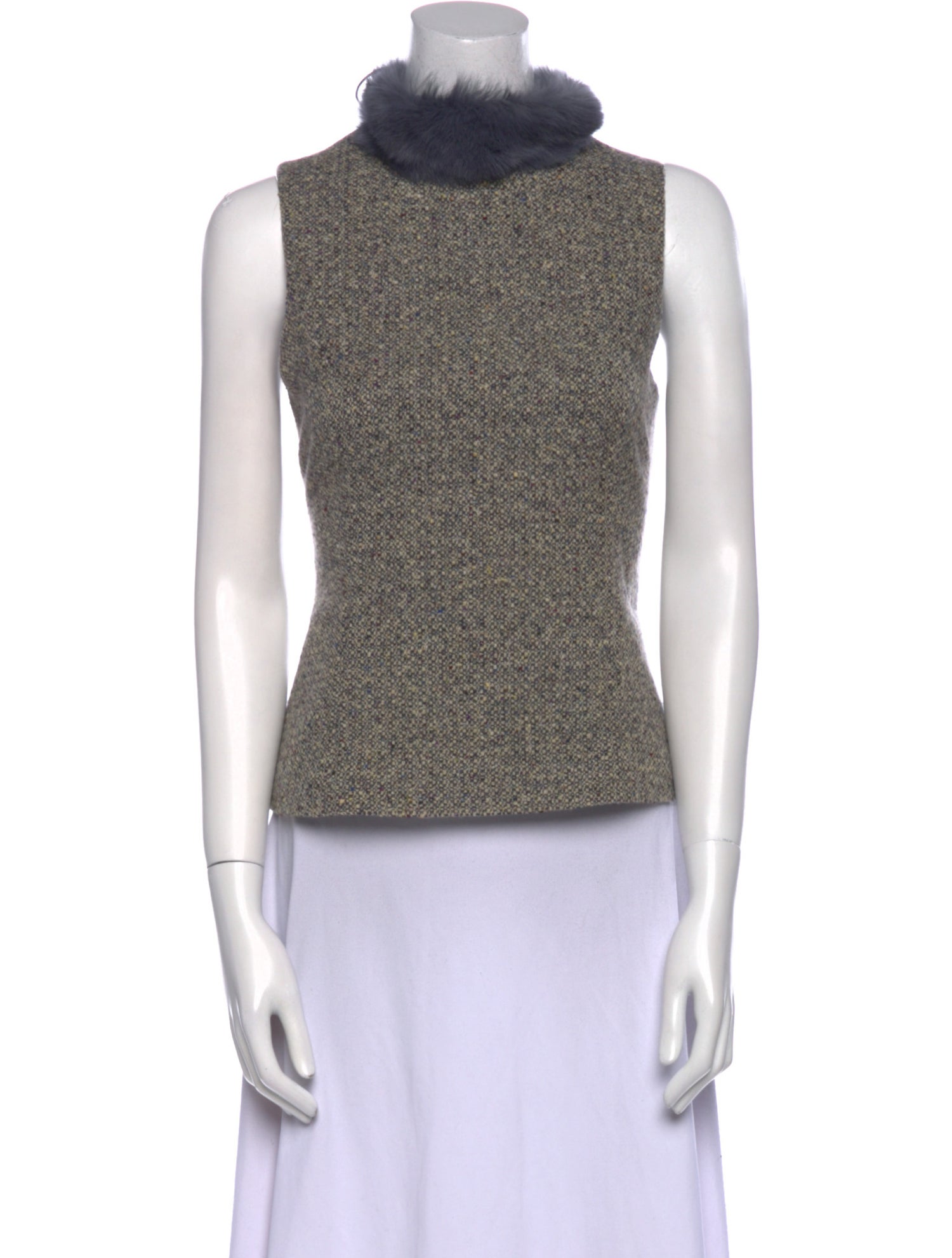 Lela Rose Wool Turtleneck Top