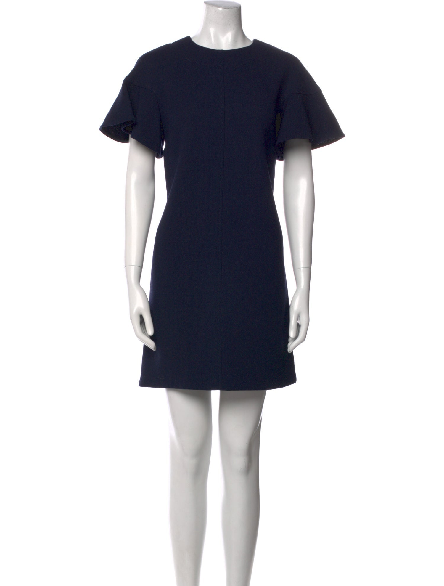Lela Rose Wool Mini Dress