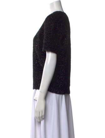 Lela Rose Crew Neck Sweater