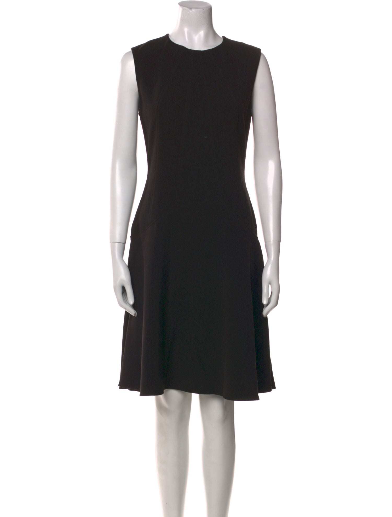 Lela Rose Crew Neck Knee-Length Dress