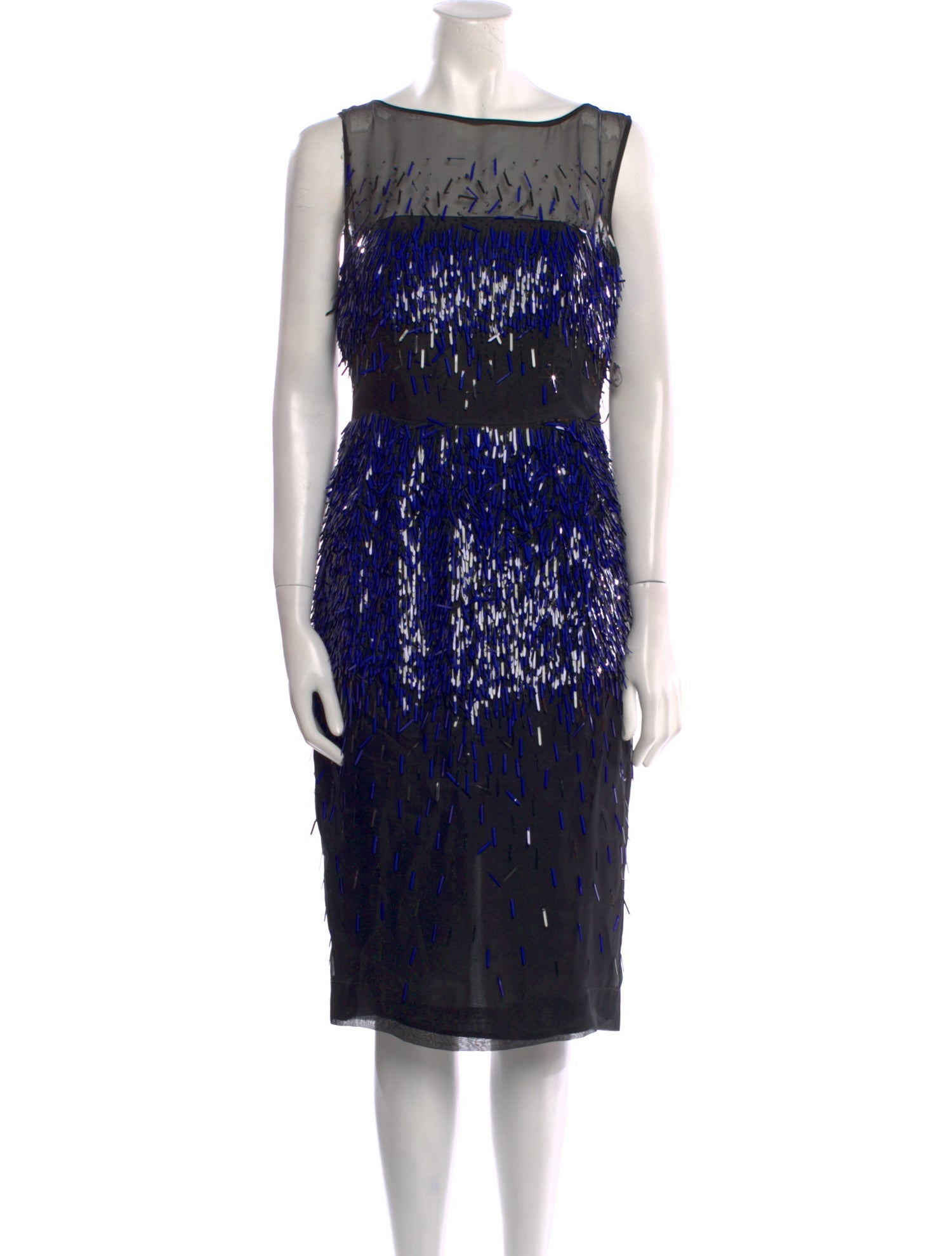 Lela Rose Silk Midi Length Dress