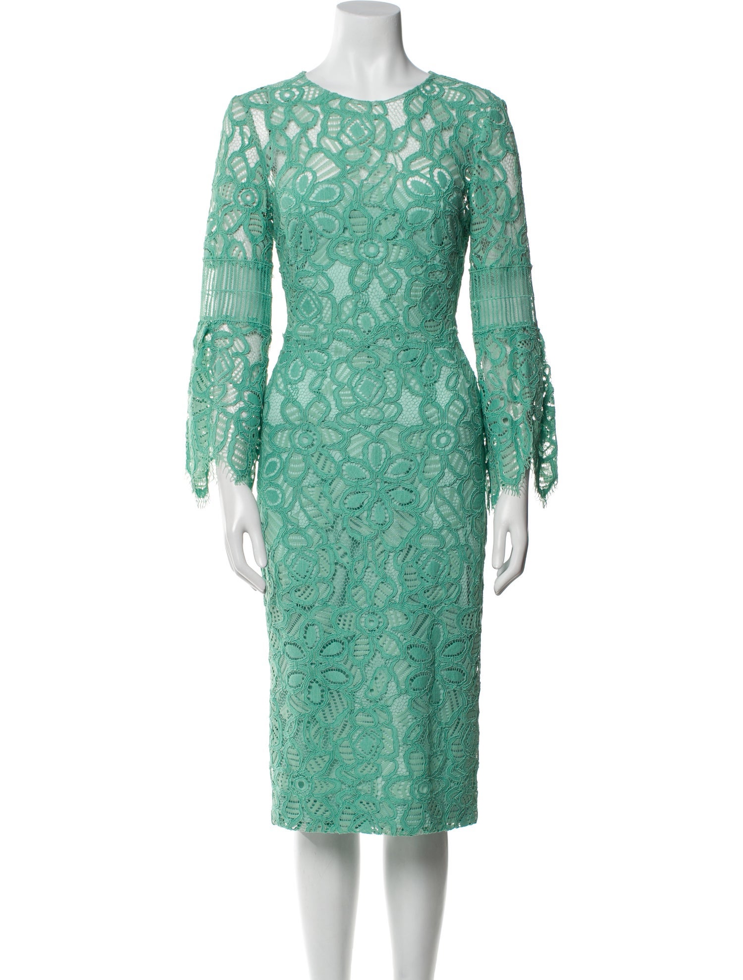 Lela Rose Nylon Midi Length Dress