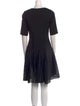 Lela Rose Crew Neck Knee-Length Dress
