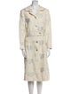 Lela Rose Printed Trench Coat