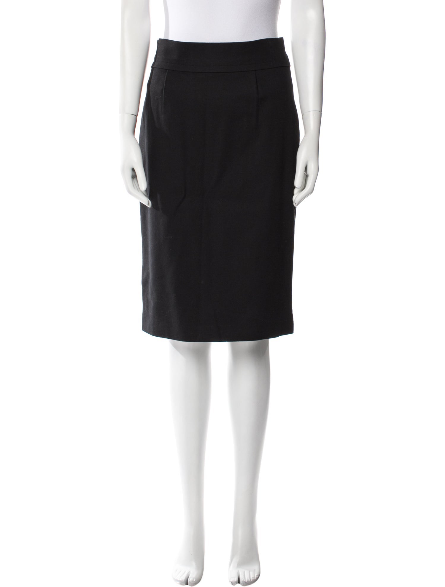 Lela Rose Ruffle Embellishment Knee-Length Skirt