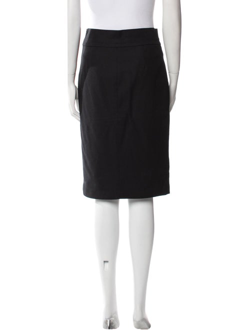 Lela Rose Ruffle Embellishment Knee-Length Skirt