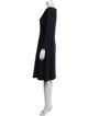 Lela Rose Bateau Neckline Knee-Length Dress