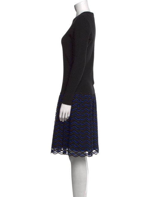 Lela Rose Wool Knee-Length Dress