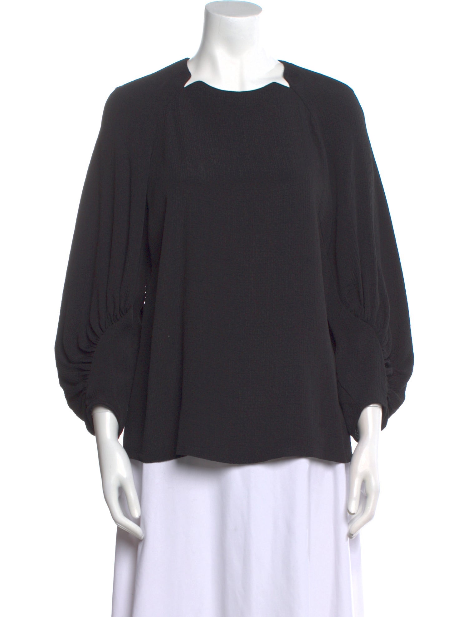 Lela Rose Scoop Neck Sweater