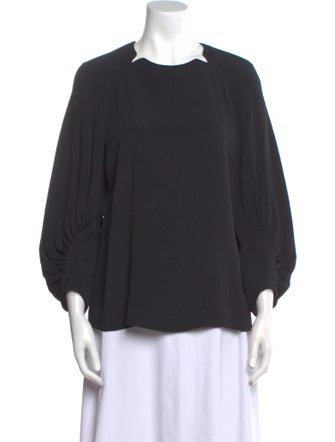 Lela Rose Scoop Neck Sweater