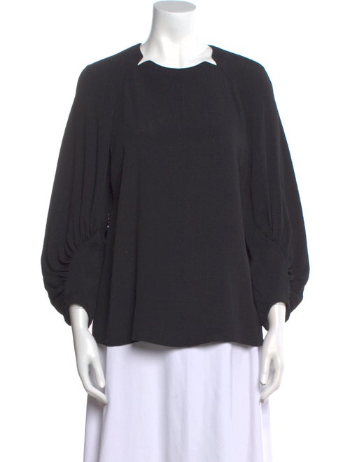 Lela Rose Scoop Neck Sweater