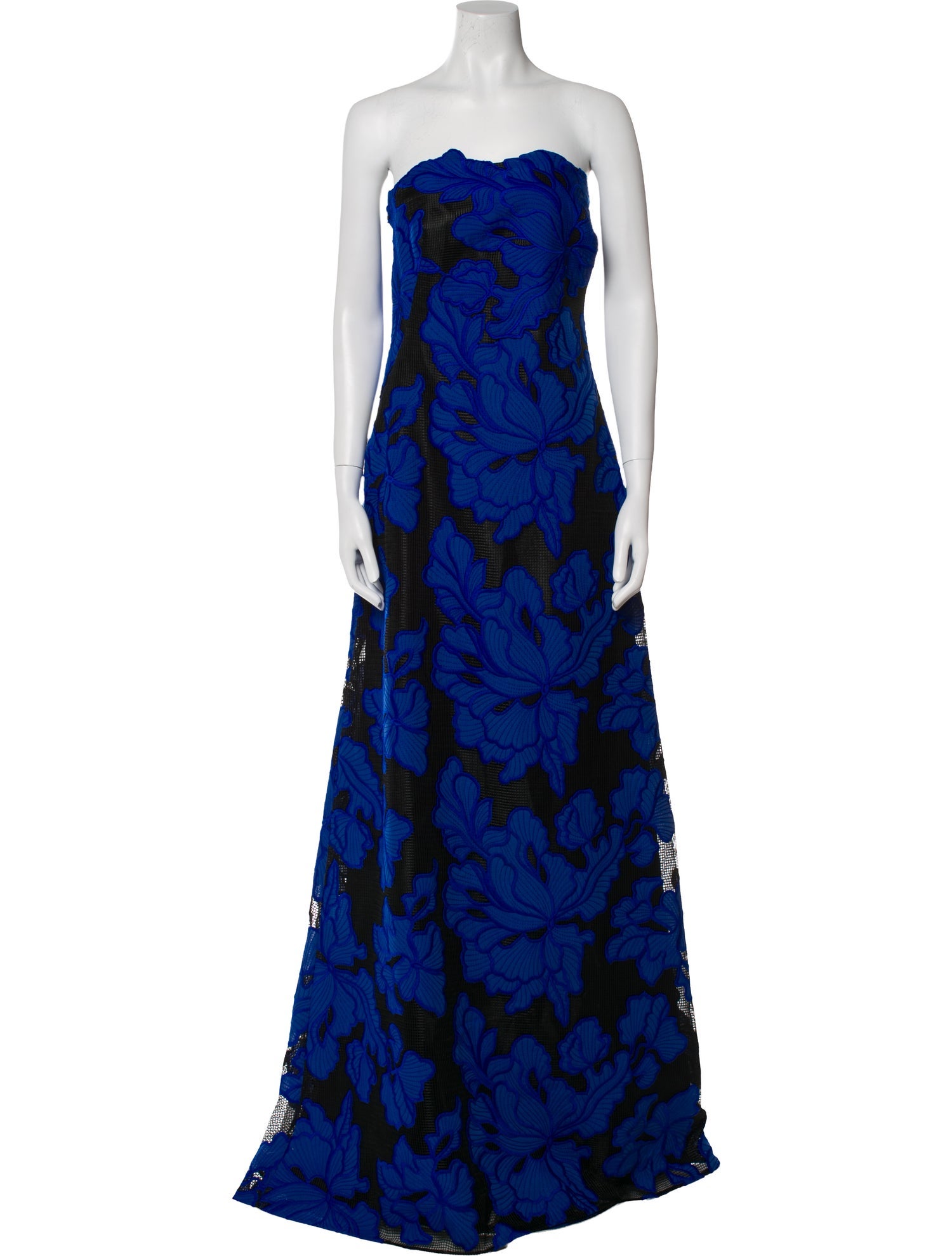 Lela Rose Floral Print Long Dress w/ Tags