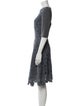 Lela Rose Merino Wool Knee-Length Dress
