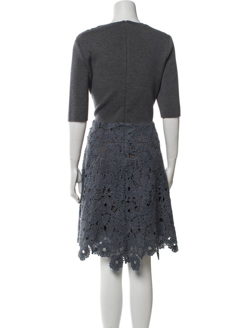 Lela Rose Merino Wool Knee-Length Dress