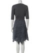 Lela Rose Merino Wool Knee-Length Dress