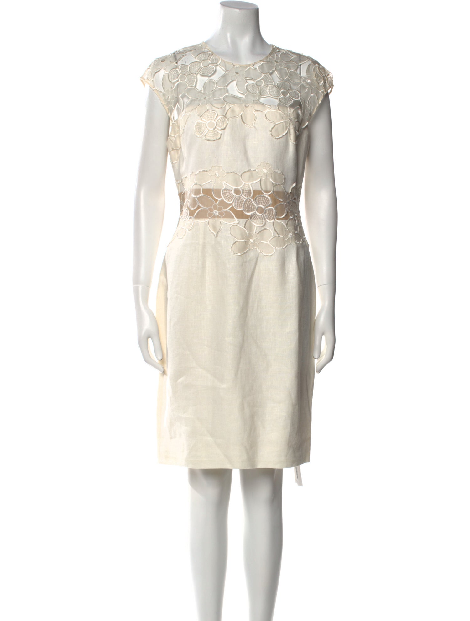 Lela Rose Linen Mini Dress