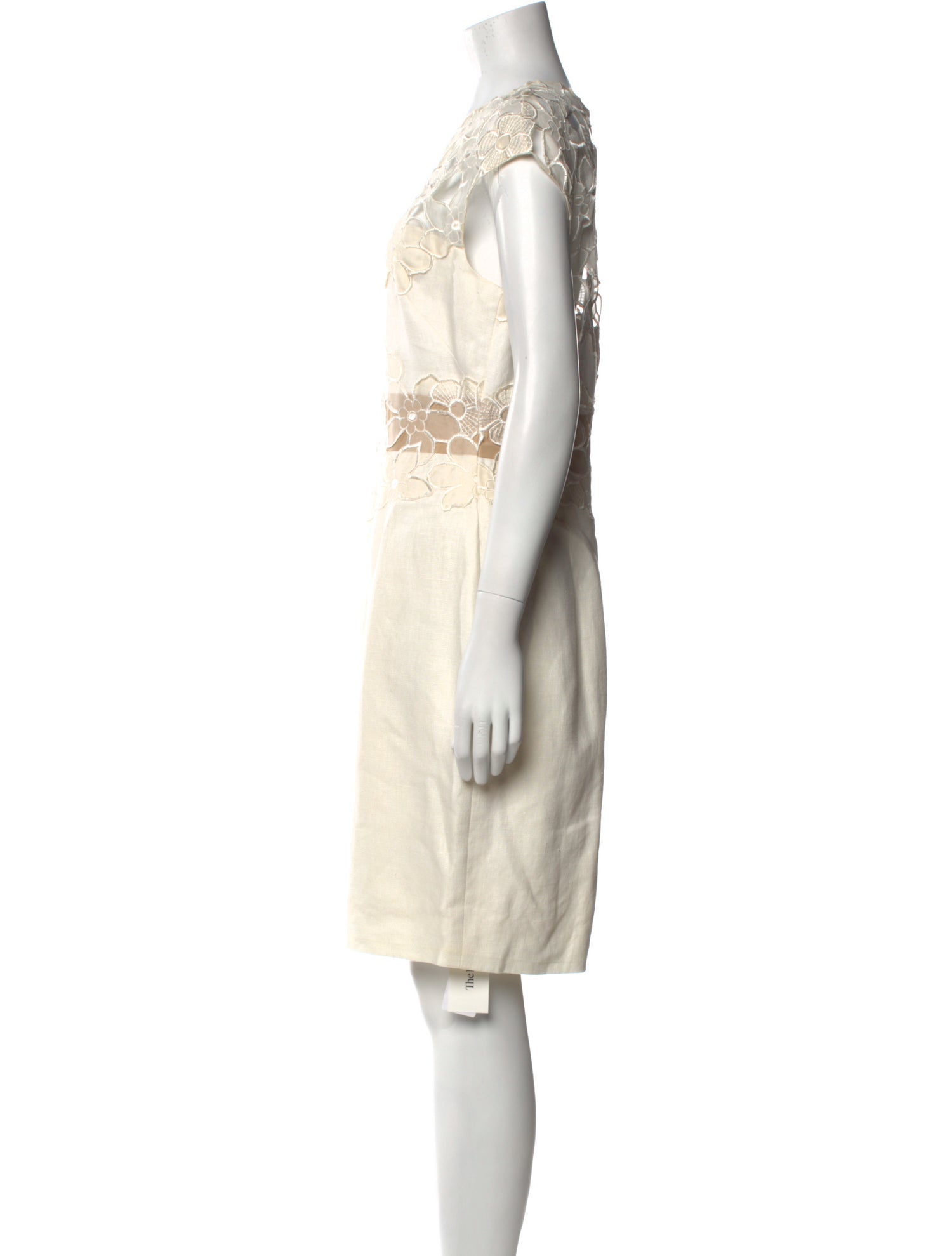 Lela Rose Linen Mini Dress