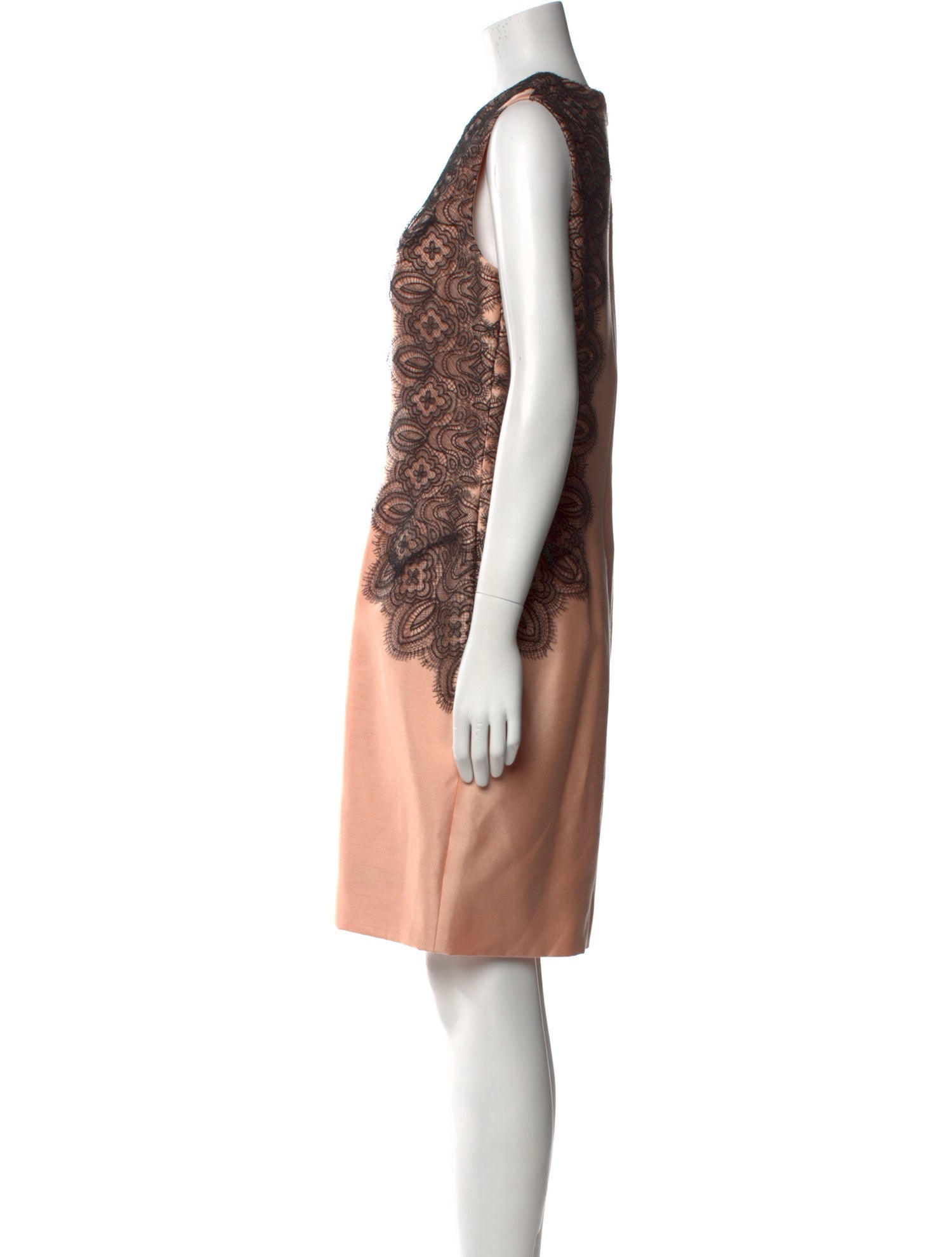 Lela Rose Wool Knee-Length Dress