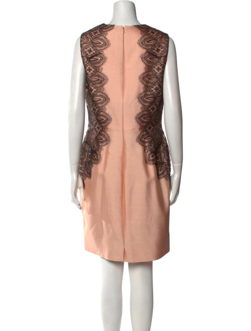 Lela Rose Wool Knee-Length Dress