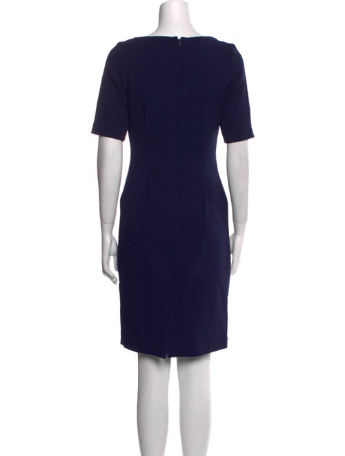 Lela Rose Bateau Neckline Knee-Length Dress