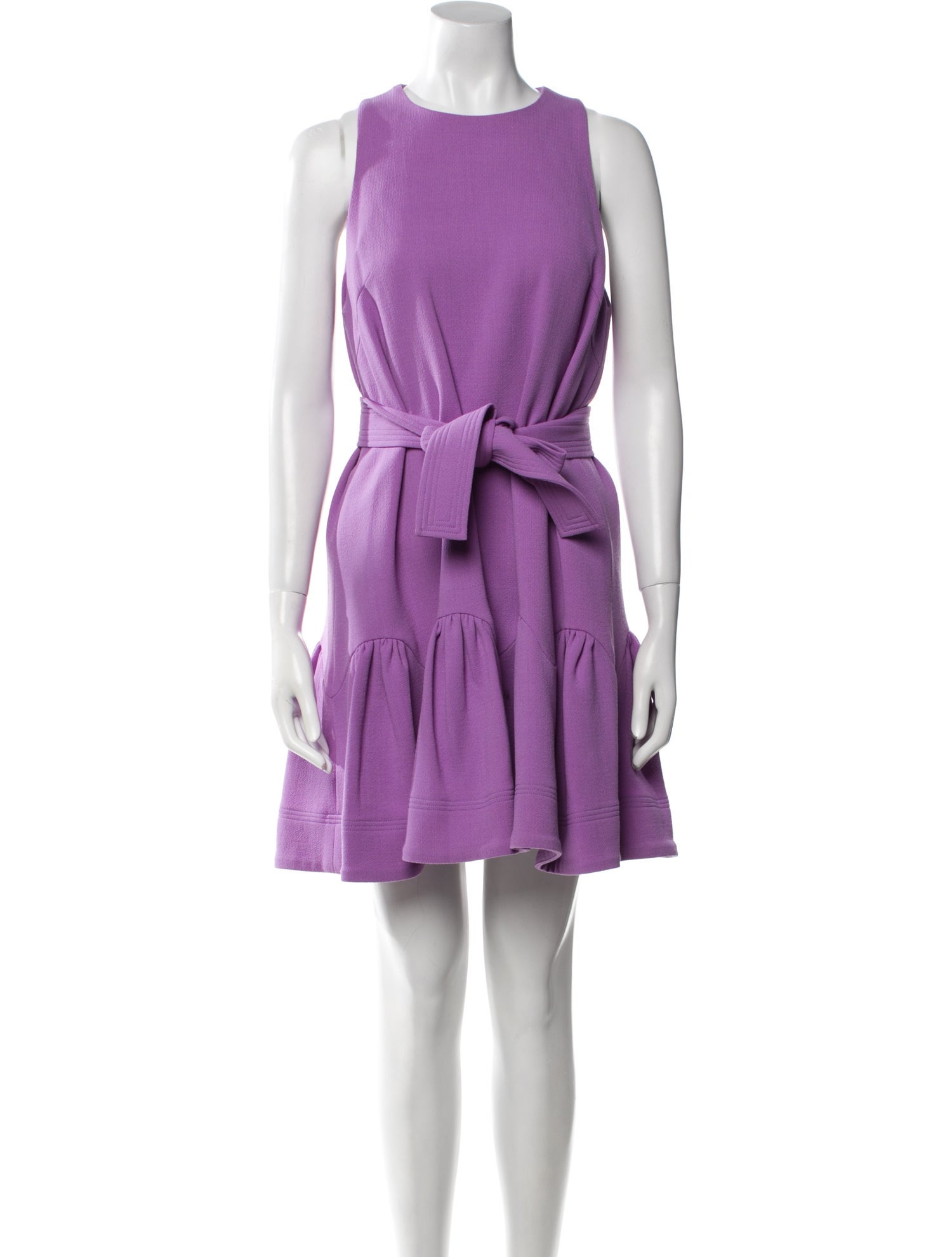 Lela Rose Wool Mini Dress