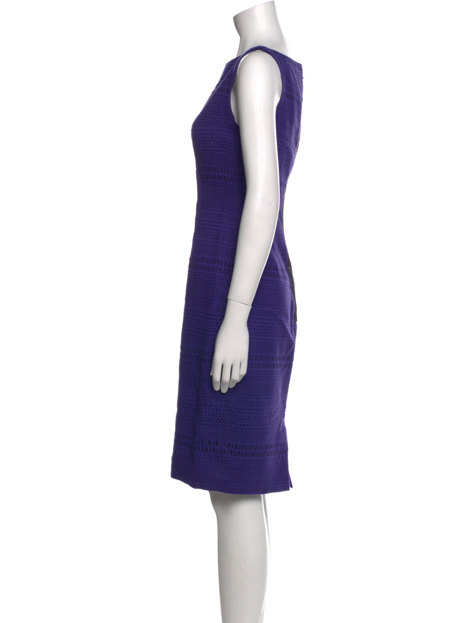 Lela Rose Wool Knee-Length Dress