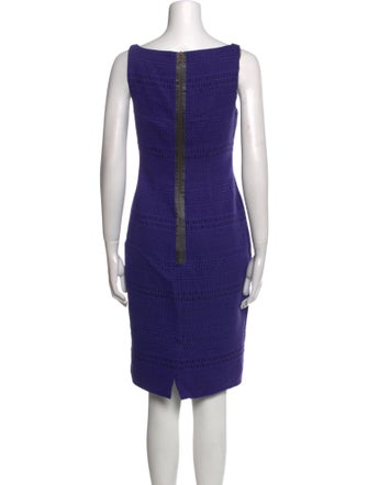 Lela Rose Wool Knee-Length Dress