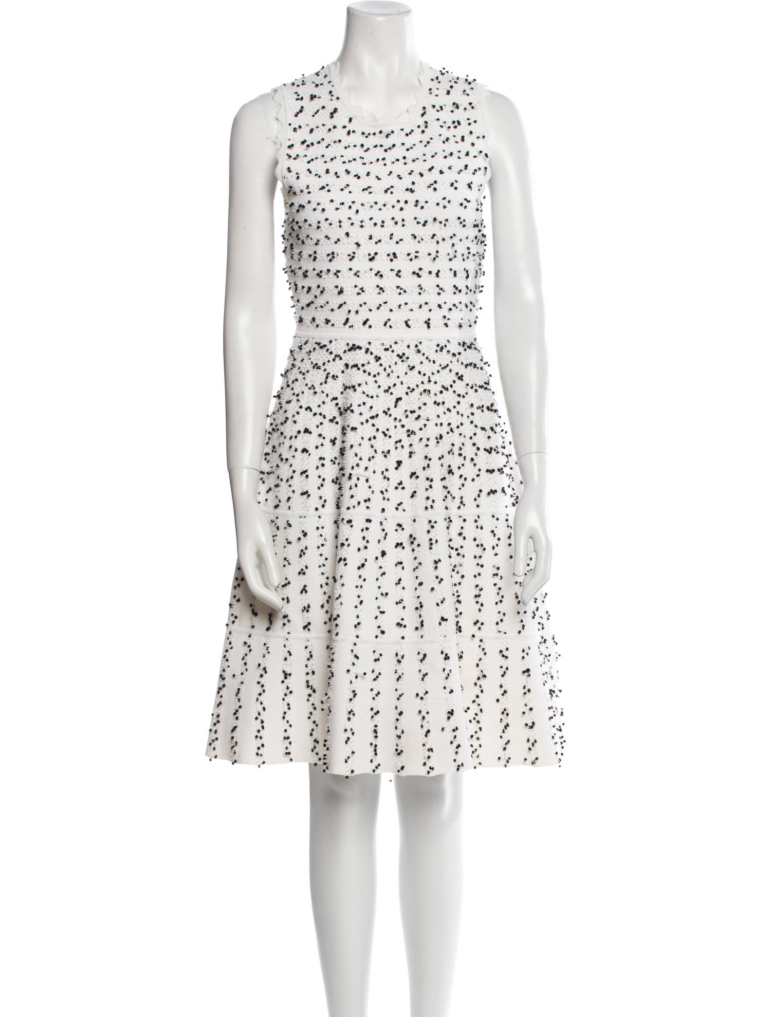 Lela Rose Printed Knee-Length Dress