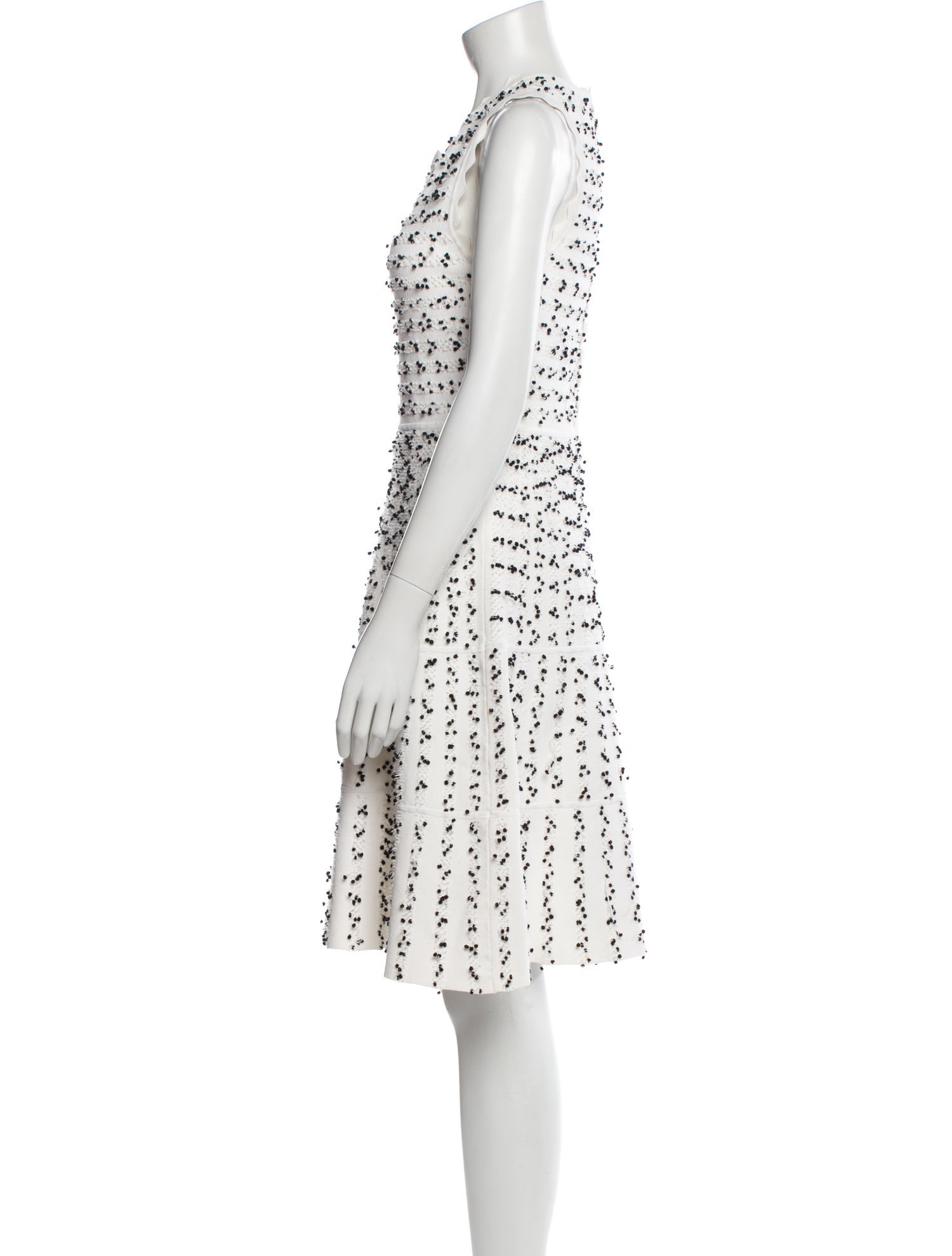 Lela Rose Printed Knee-Length Dress