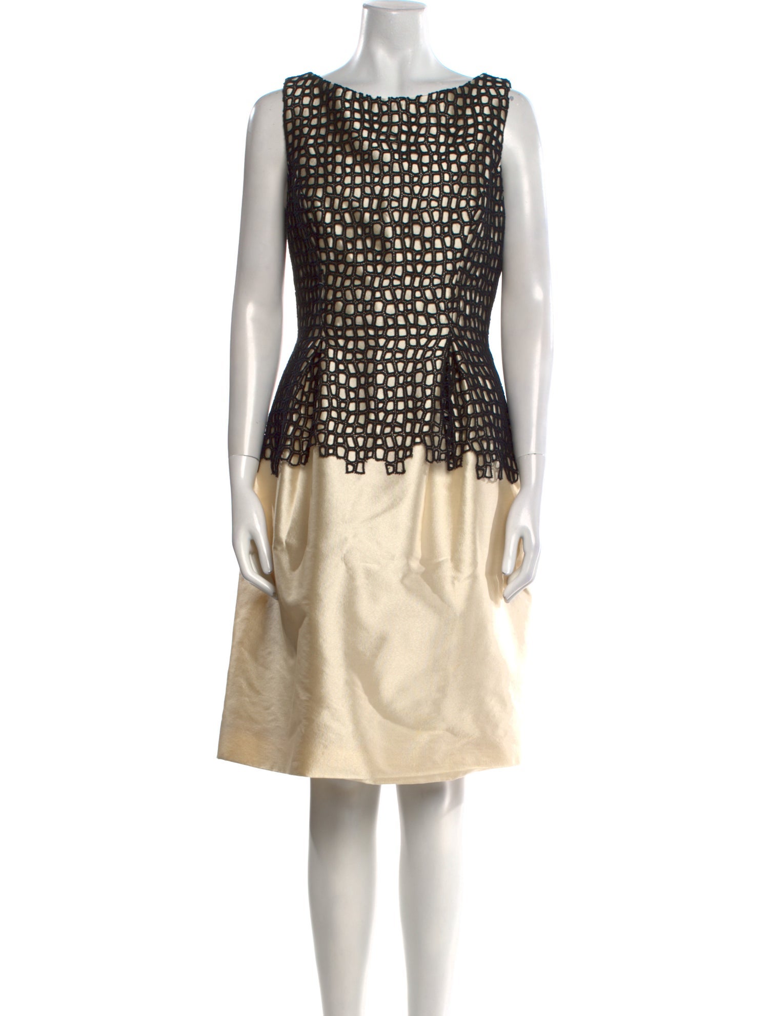 Lela Rose Printed Knee-Length Dress