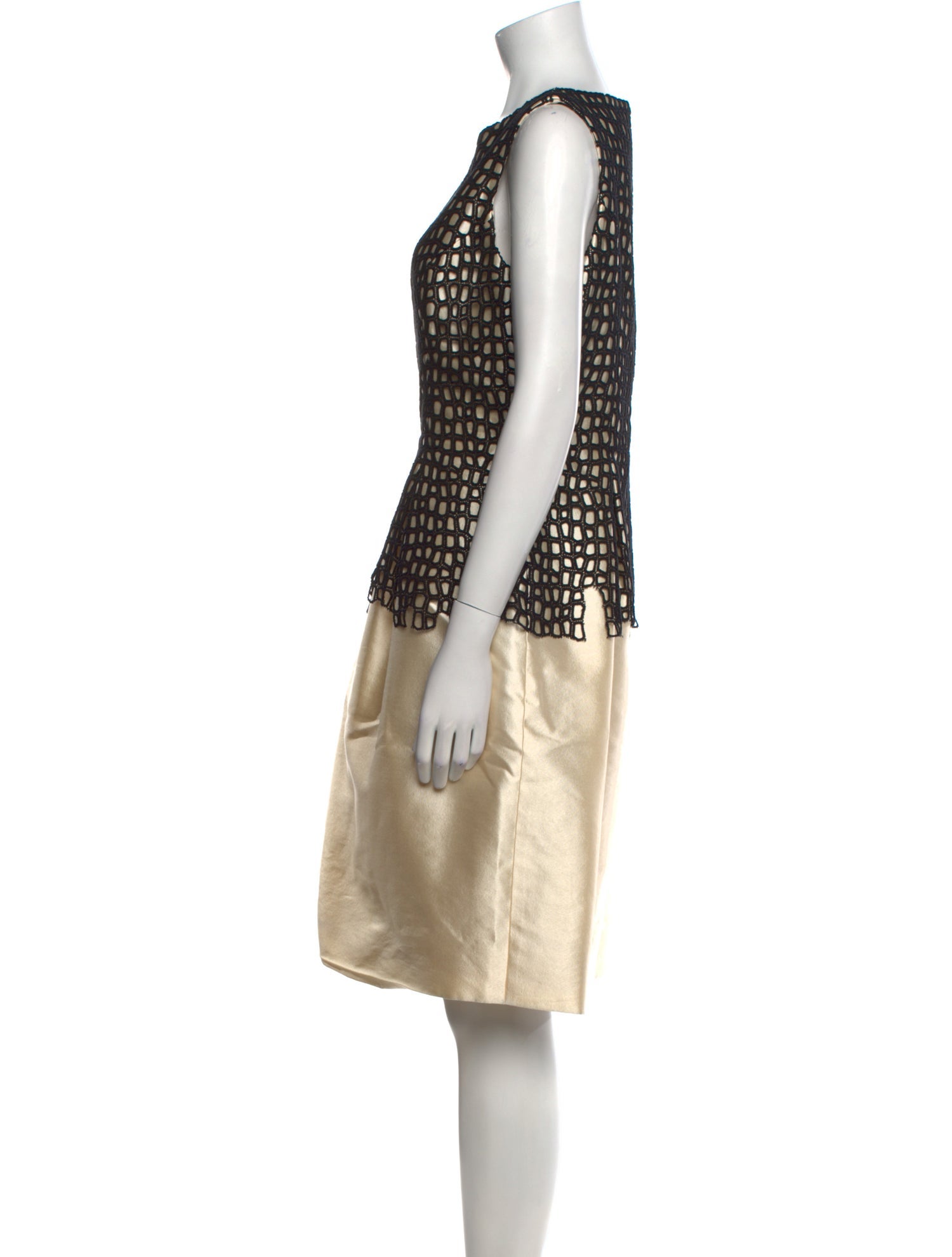 Lela Rose Printed Knee-Length Dress