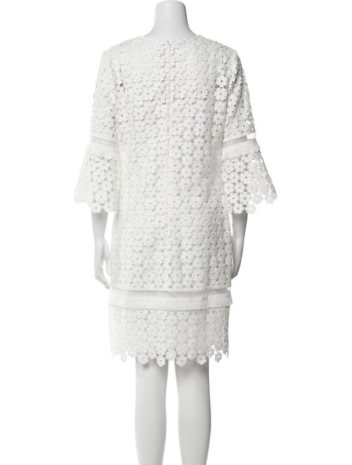 Lela Rose Scoop Neck Knee-Length Dress