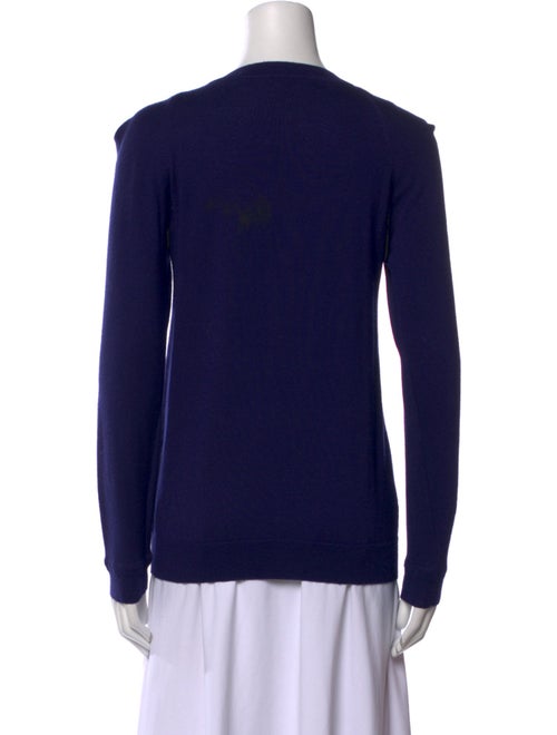 Lela Rose Wool Crew Neck Sweater