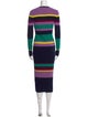 Lela Rose Wool Midi Length Dress