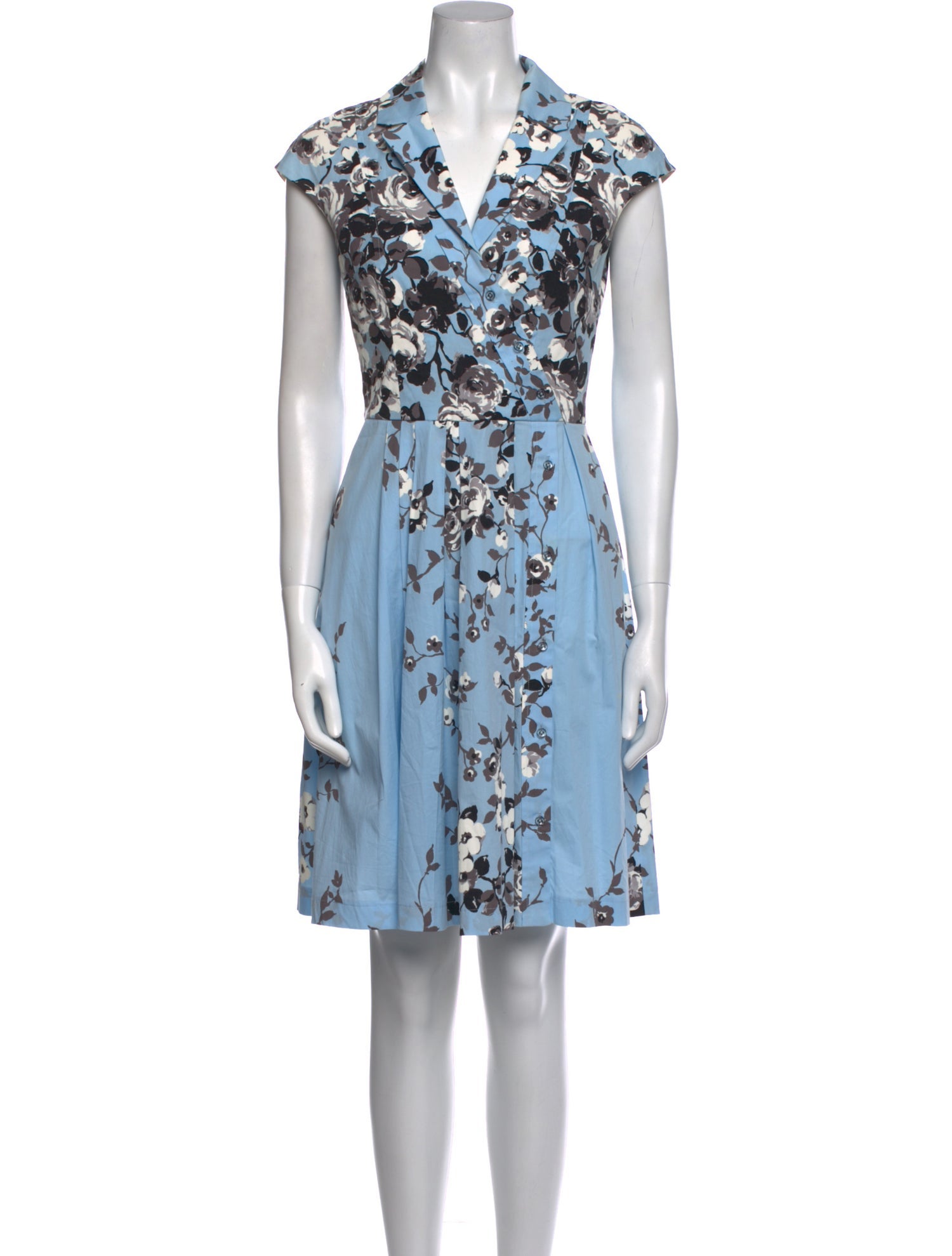 Lela Rose Printed Mini Dress