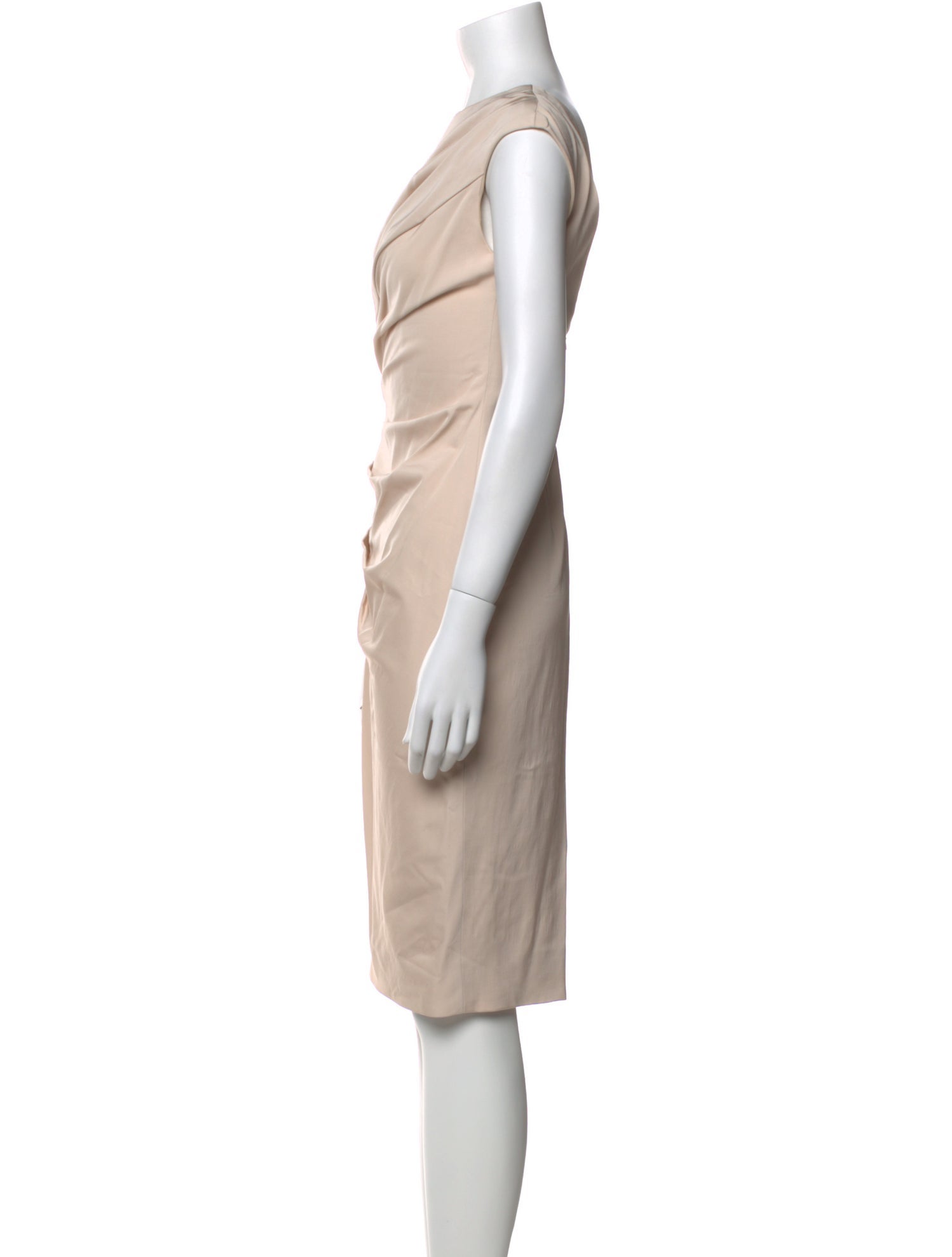 Lela Rose Bateau Neckline Knee-Length Dress