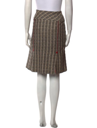 Lela Rose Printed Knee-Length Skirt