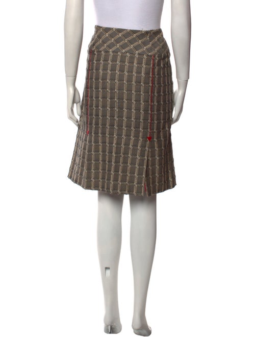 Lela Rose Printed Knee-Length Skirt