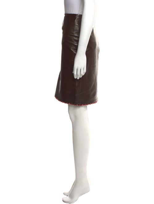 Lela Rose Silk Knee-Length Skirt