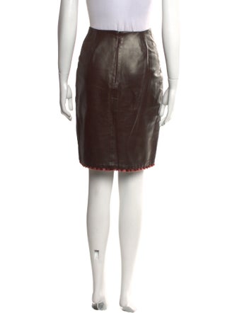 Lela Rose Silk Knee-Length Skirt