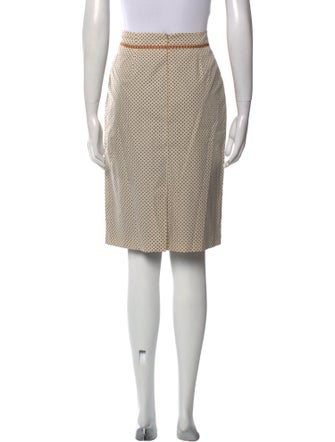 Lela Rose Silk Knee-Length Skirt