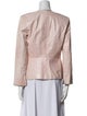 Lela Rose Leather Evening Jacket