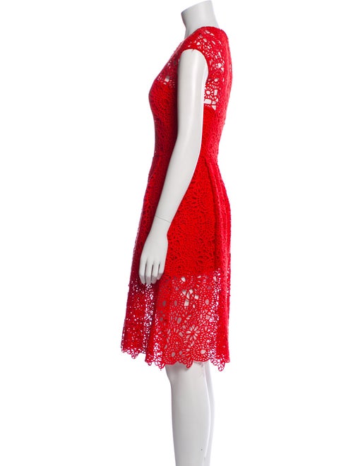 Lela Rose Silk Knee-Length Dress