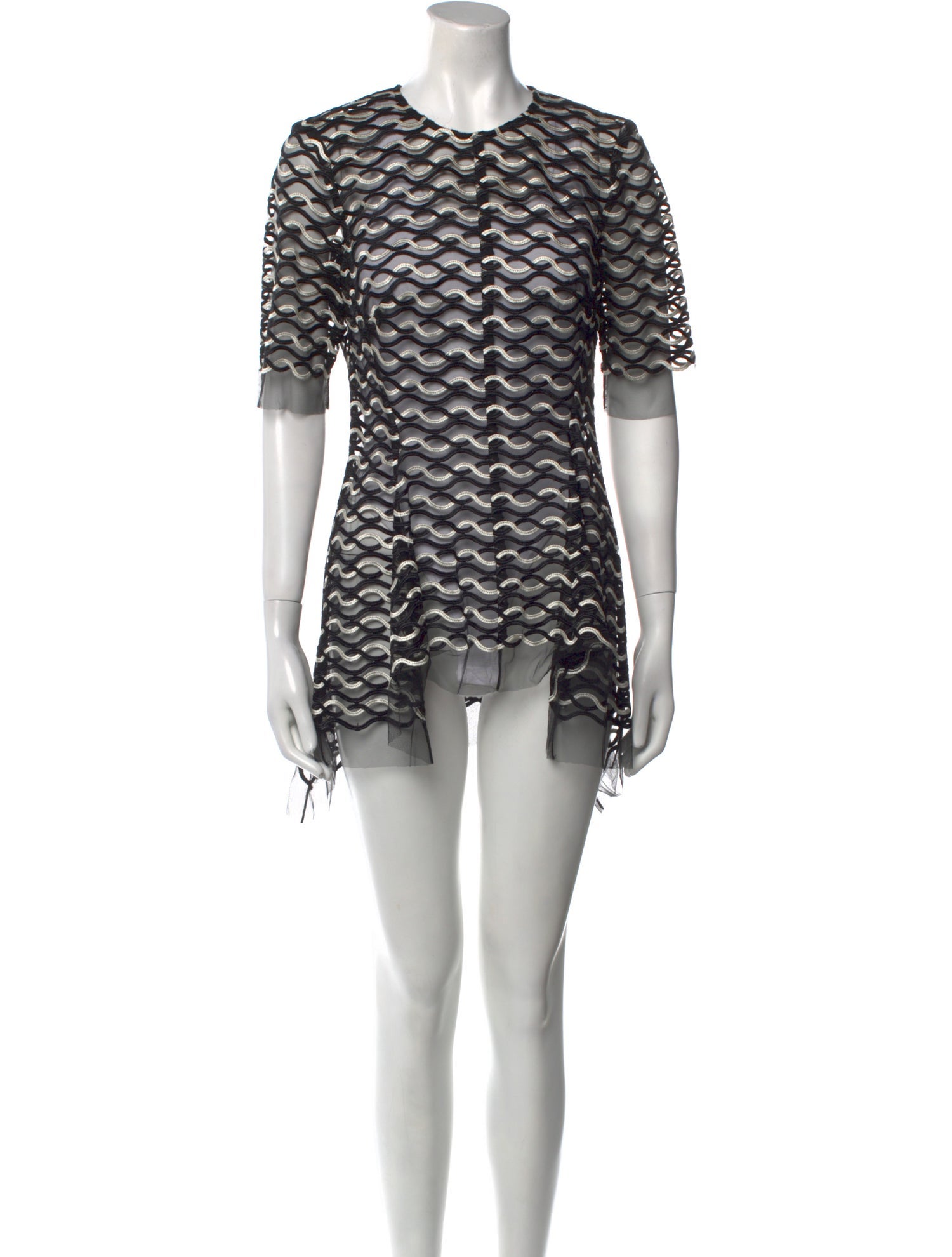 Lela Rose Printed Mini Dress